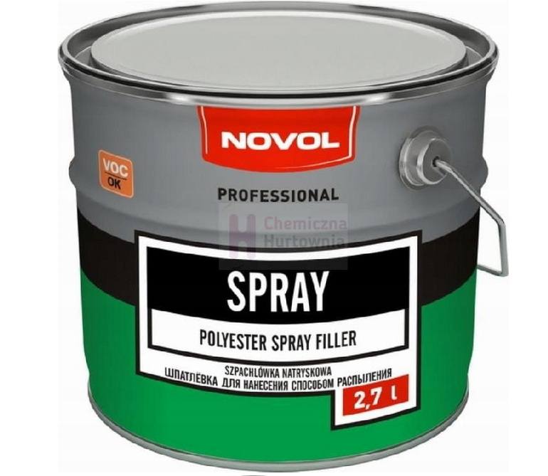 SZPACHLÓWKA NATRYSKOWA NOVOL SPRAY 4kg